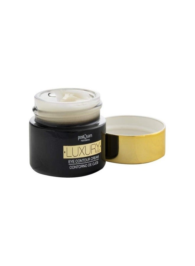POSTQUAM Professional Luxury Gold Eye Contour Cream 15ml - Hyaluronic Acid - Helps Minimize Wrinkles & Expression Lines - Soothe the Eye Area - Image 3